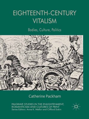 cover image of Eighteenth-Century Vitalism